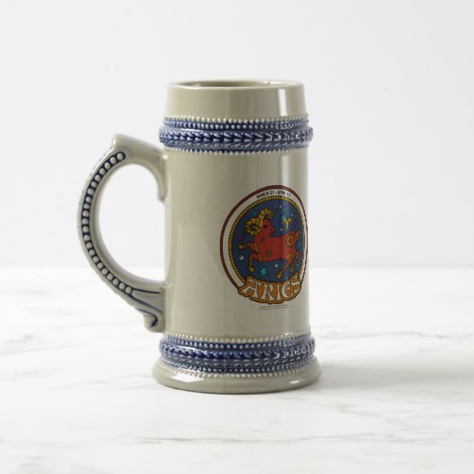 NP Aries 22oz Stein Bierpul (Links)