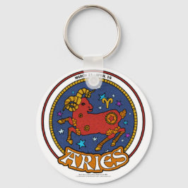 NP Aries 2,25-inch Basic Button Sleutelhanger