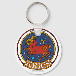 NP Aries 2,25-inch Basic Button Sleutelhanger