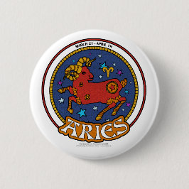 NP Aries 2¼-inch ronde Button