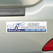 NP BORN VOOR ZORGVERTRAGINGSPRAKTIJK BUMPERSTICKER (Op auto)