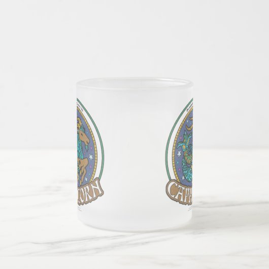 NP Capricorn Frosted Glass Mok (Center)