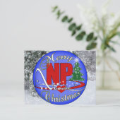 NP CHRISTMAS MERRY - NURSE PRACTITIONER FEESTDAGENKAART (Staand voorkant)