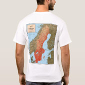 NP-Complete/Travellende Salesman-probleem T-shirt (Achterkant)