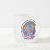 NP Gemini 10oz Frosted Glass Mok (Voorkant rechts)