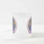 NP Gemini 10oz Frosted Glass Mok (Center)