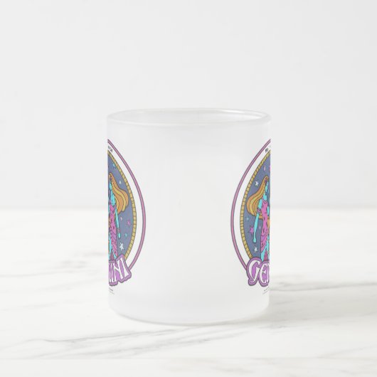 NP Gemini 10oz Frosted Glass Mok (Center)