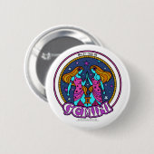NP Gemini, 2¼ Inch Round Button (Voorkant /achterkant)