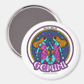 NP Gemini Large, 3-inch Round Magnet (Voorkant / Achterkant)