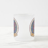 NP-kanker 10oz Mok van gefronst glas (Center)