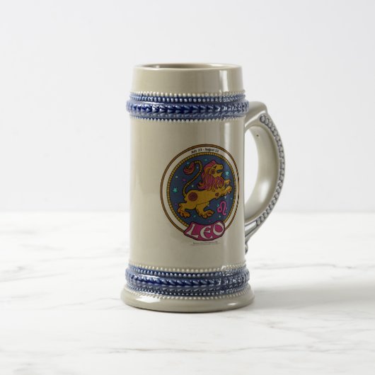 NP Leo 22oz Stein Bierpul (Voorkant rechts)