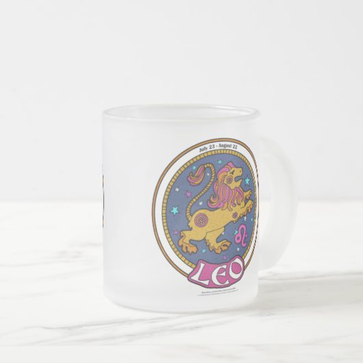 NP Leo Frosted Glass Mok (Voorkant rechts)