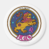 NP Leo Large, 3-inch Ronde Magnet (Voorkant)