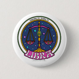 NP Libra 2 1/4-inch Ronde Button