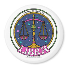 NP Libra Large, 3-inch Round Magnet