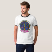 NP Libra Mannen Basic Ringer T-Shwe T-shirt (Voorkant volledig)