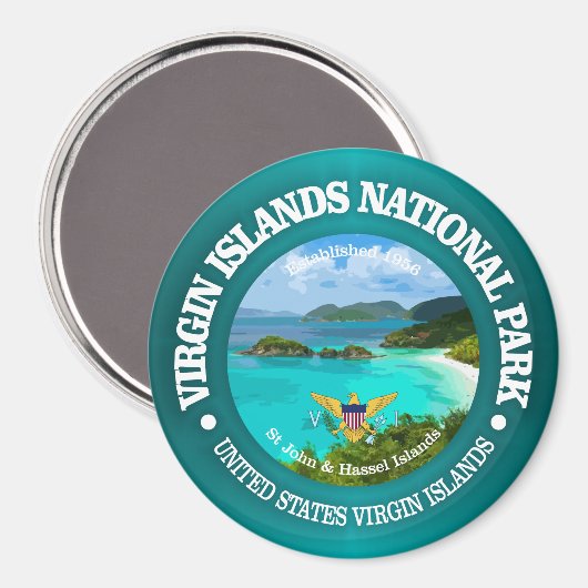 NP Maagdeneilanden Magneet (Voorkant / Achterkant)