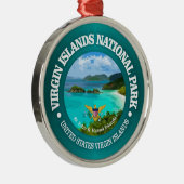 NP Maagdeneilanden Metalen Ornament (Rechts)