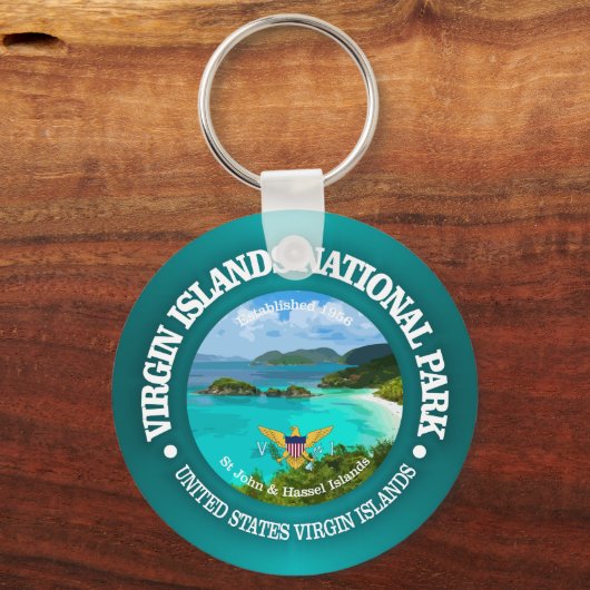 NP Maagdeneilanden Sleutelhanger (Voorkant)