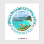 NP Maagdeneilanden Sticker (Vel)