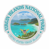 NP Maagdeneilanden Sticker (Voorkant)