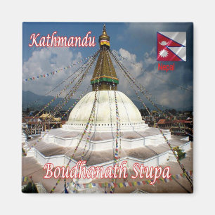NP - Nepal - Kathmandu - Boudhanath Stupa Magneet
