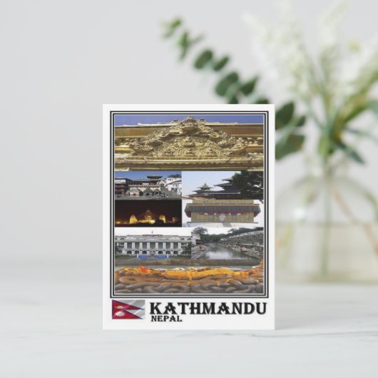 NP Nepal - Kathmandu - Briefkaart (Staand voorkant)