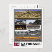 NP Nepal - Kathmandu - Briefkaart (Voorkant / Achterkant)