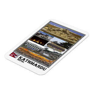 NP Nepal - Kathmandu - Mosaic - Magnet Magneet