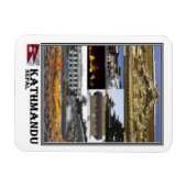 NP Nepal - Kathmandu - Mosaic - Magnet Magneet (Horizontaal)