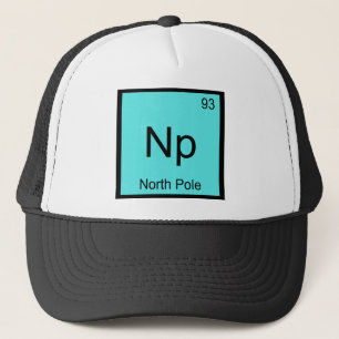 Np - Noordpool Chemie Elementsymbool Grappige T-Sh Trucker Pet