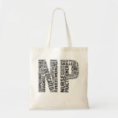 NP Nurse Practitioner Tote Bag (Voorkant)