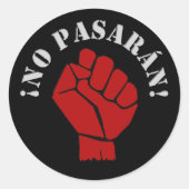 NP PASARAN RONDE STICKER (Voorkant)