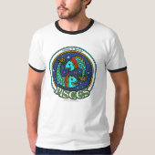 NP Pisces Mannen Basic Ringer T-Shirt (Voorkant)