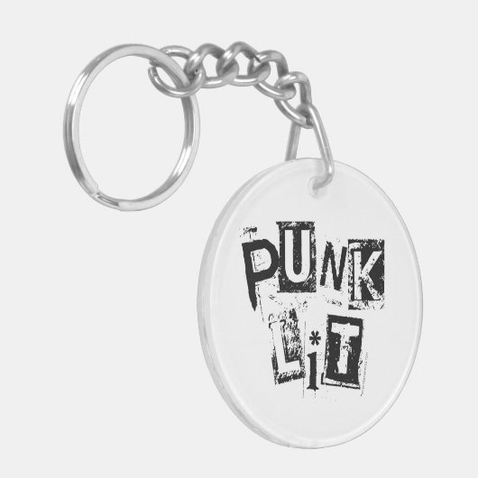 NP Punk Sleutelhanger met lit (dubbelzijdig) (Voorkant Links)