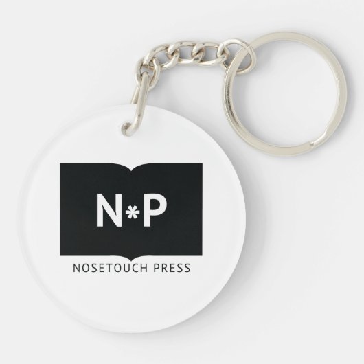 NP Punk Sleutelhanger met lit (dubbelzijdig) (Achterkant)