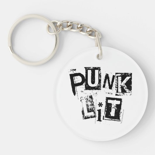 NP Punk Sleutelhanger met lit (dubbelzijdig) (Voorkant)