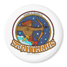 NP Sagittarius Large, 3-inch Round Magnet