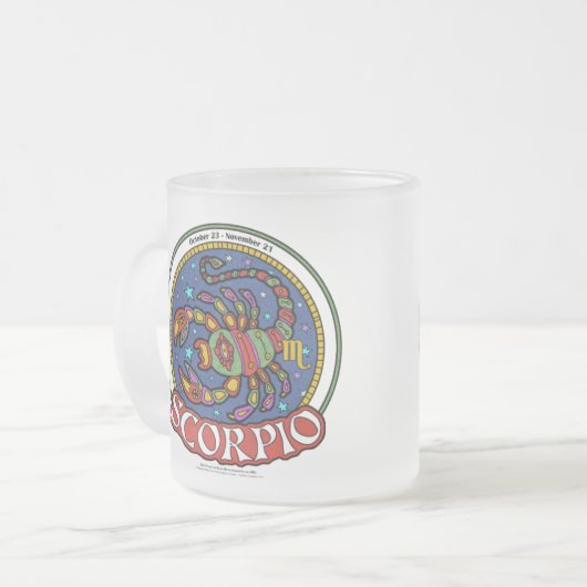 NP Scorpio Frosted Glass Mok (Voorkant links)