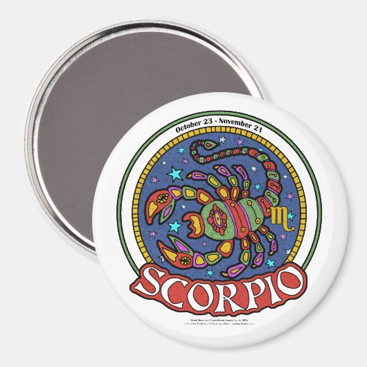NP Scorpio Large Magnet (Voorkant / Achterkant)