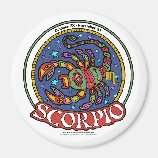 NP Scorpio Large Magnet (Voorkant)