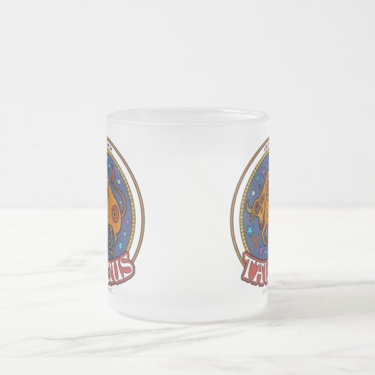 NP Taurus 10oz Mok van gevriesdroogd glas (Center)