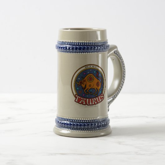 NP Taurus 22oz Stein Bierpul (Voorkant rechts)