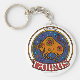 NP Taurus 2,25-inch Basic Button Sleutelhanger