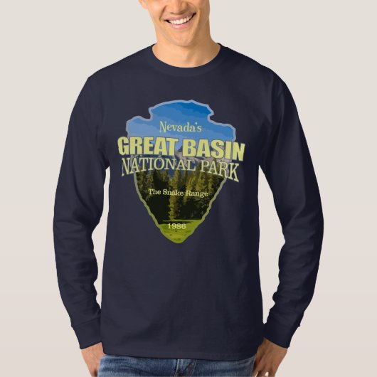 NP van het Great Basin (pijlpunt) T-shirt (Voorkant)