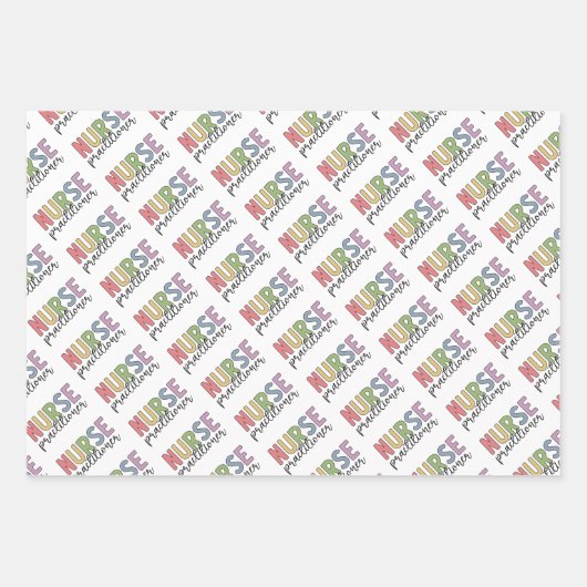 NP Verpleegkundige Afstuderen Inpakpapier Vel (Voorkant 2)