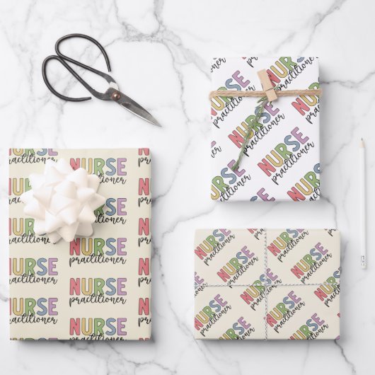 NP Verpleegkundige Afstuderen Inpakpapier Vel (Voorkant)