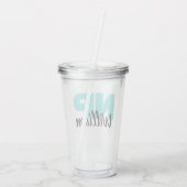  NP Verpleegkundige Practitioner Afstuderen Gift Acryl Drinkbeker (Achterkant)