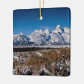 NP-versiering met twee zijden van Grand Teton Keramisch Ornament (Links)
