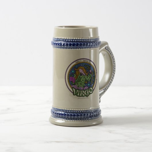 NP Virgo 22oz Stein Bierpul (Voorkant rechts)